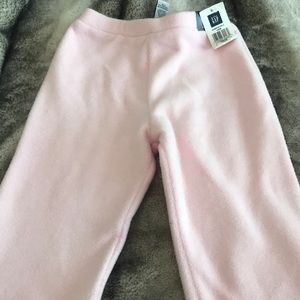 Girl pink velour pants 4T